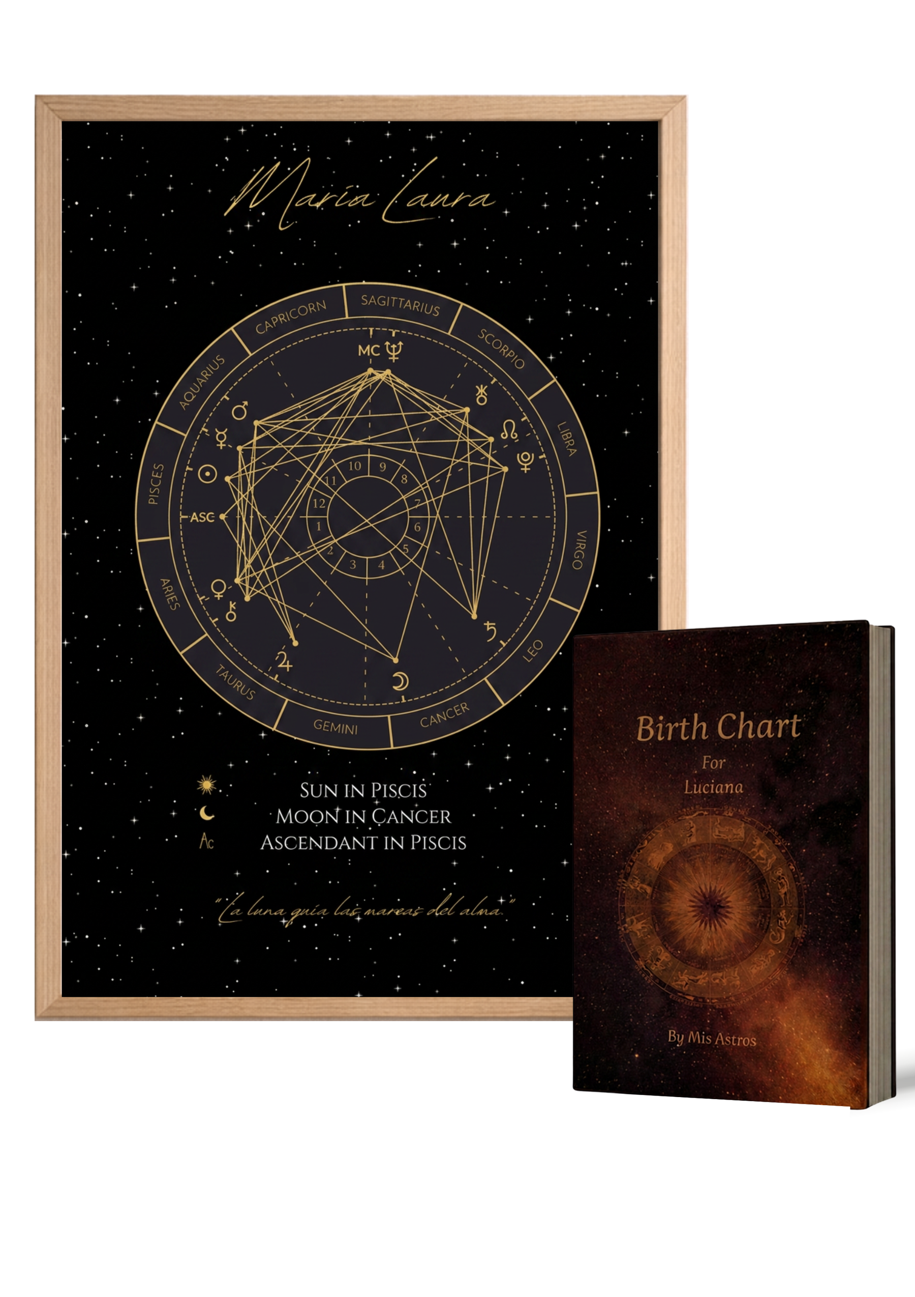carta natal premium (libro) - EN