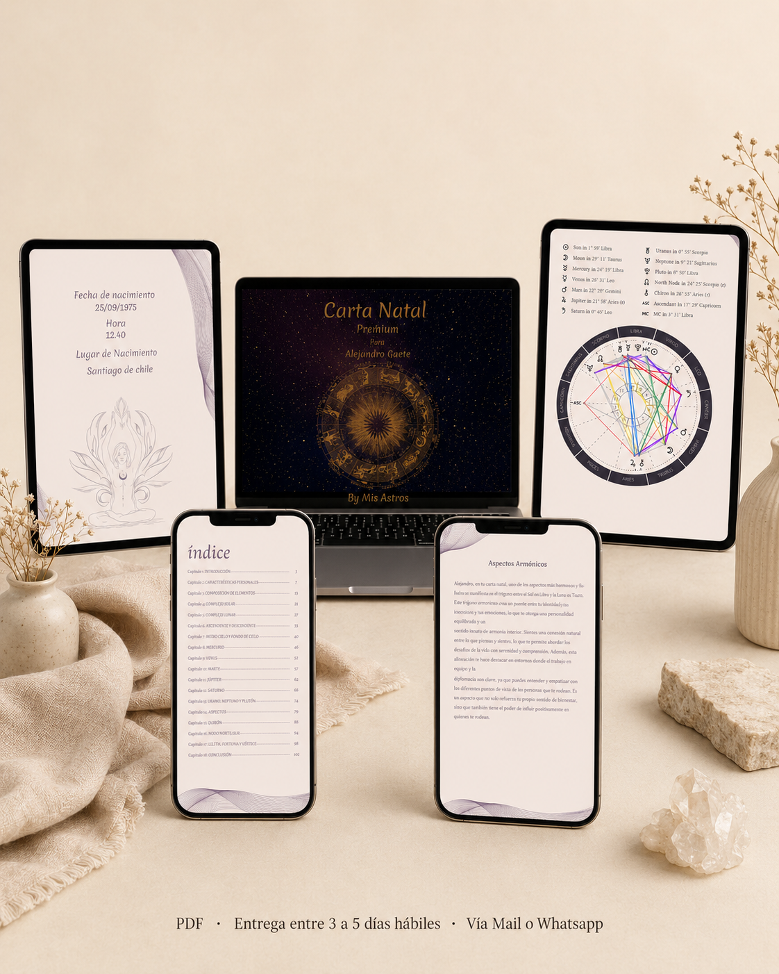 carta natal premium